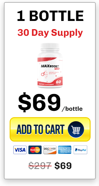 Max Boost Plus price 1 bottle