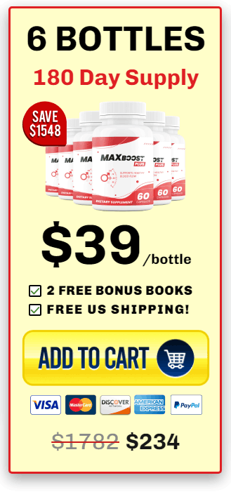 Max Boost Plus price 6 bottle